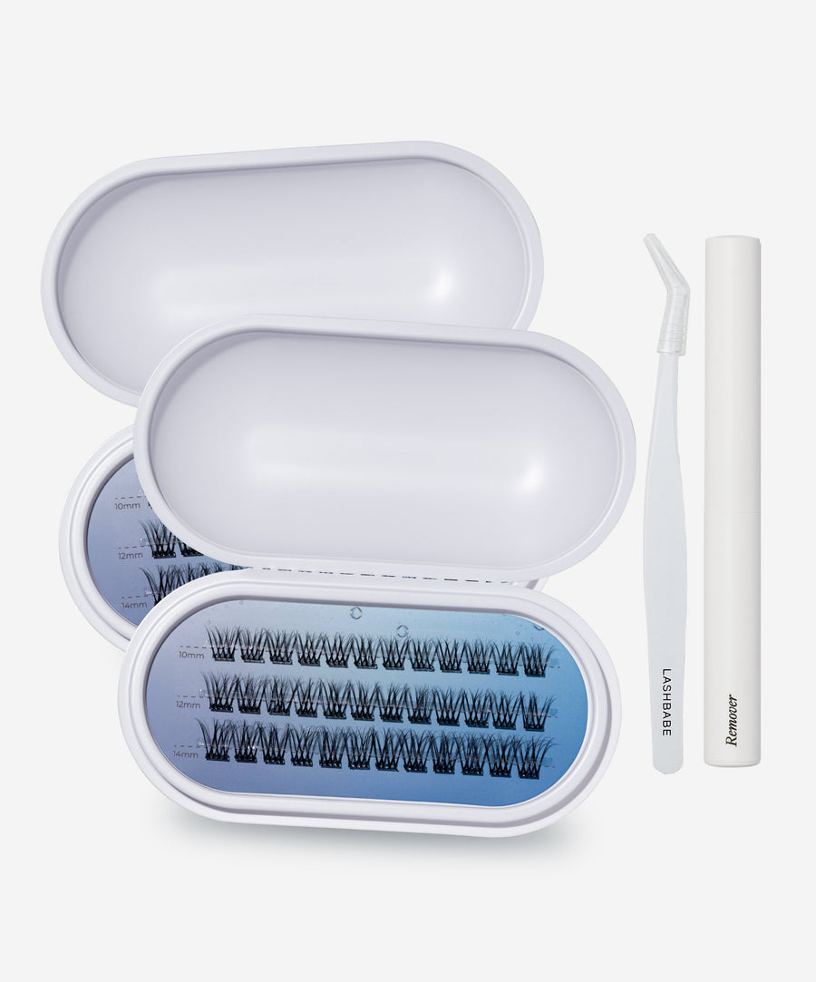 Lash Vitamins - Aqua Pre-Glued Cluster Starter Kit