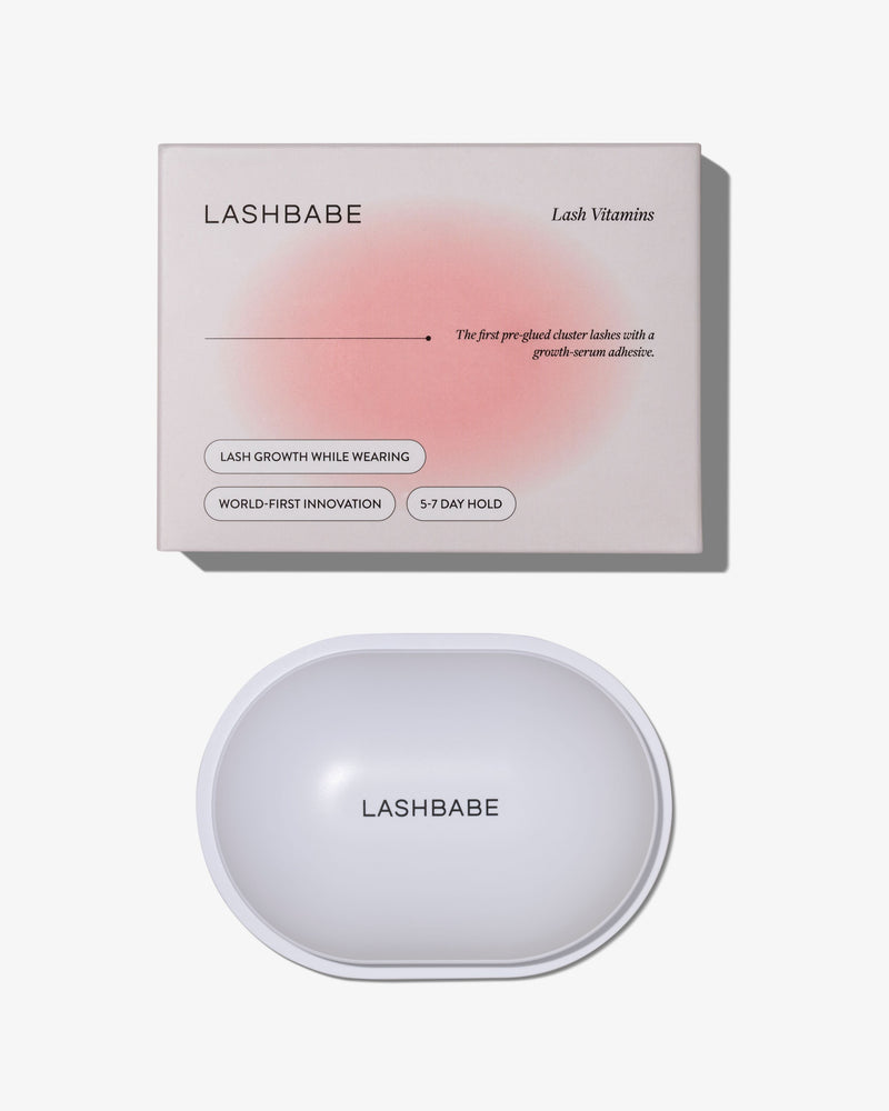 Lash Vitamins - Pre-Glued Cluster Lash Caffeine Pep Effect Starter Kit