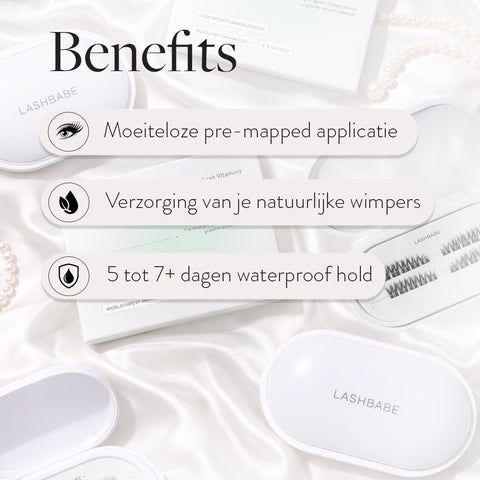 Lash Vitamins - Pre-Glued Fast Lash Starter Kit