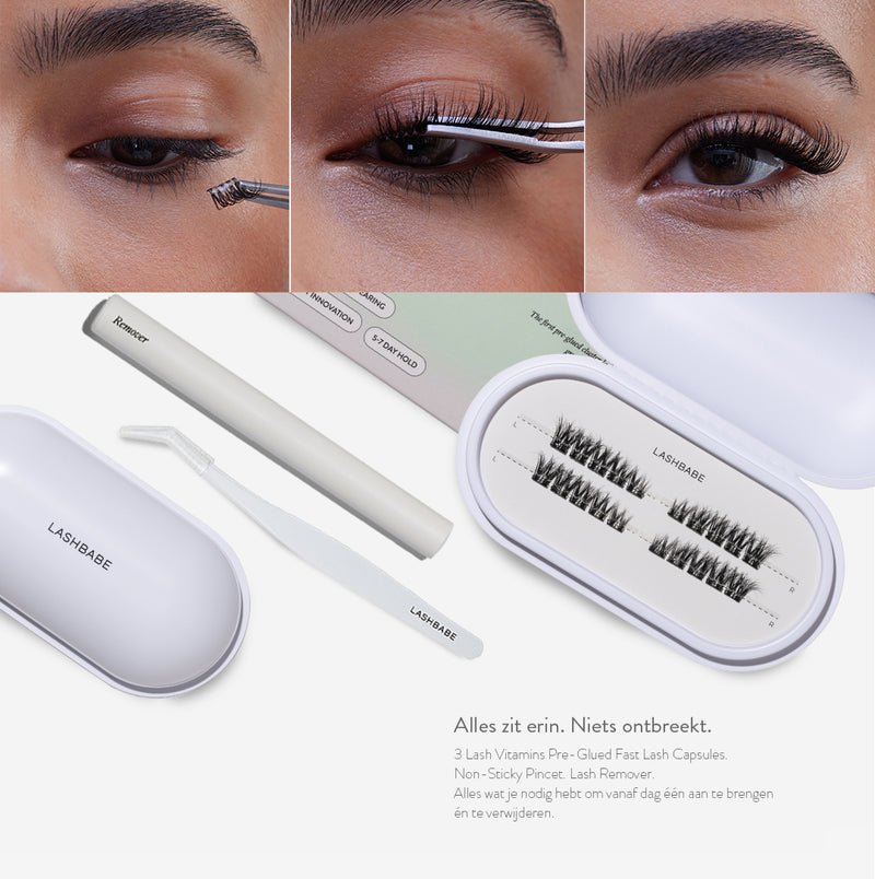 Lash Vitamins - Pre-Glued Fast Lash Starter Kit