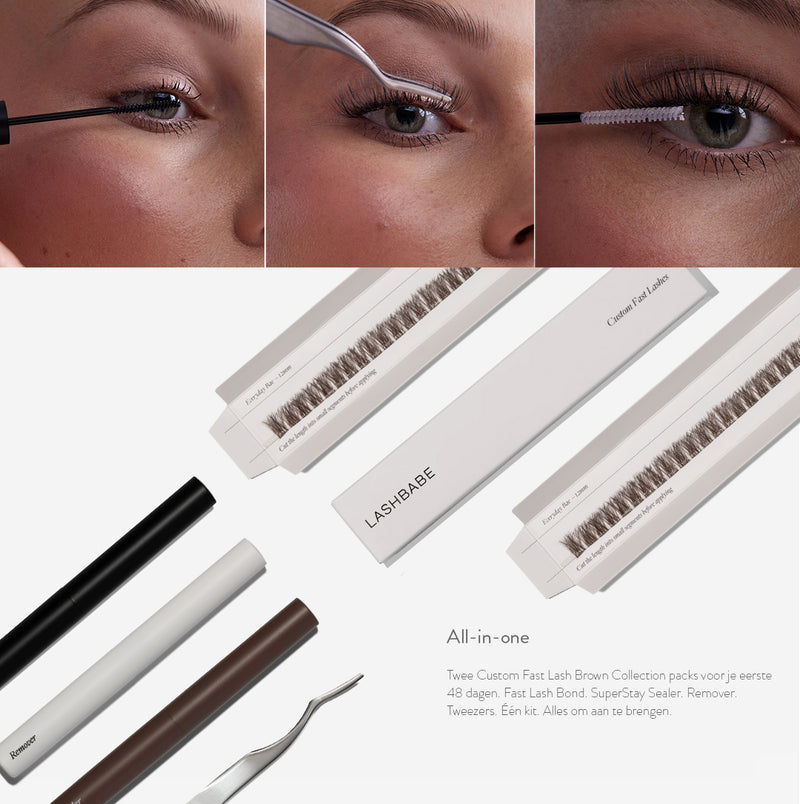Custom Fast Lash Starter Kit - Brown Collection