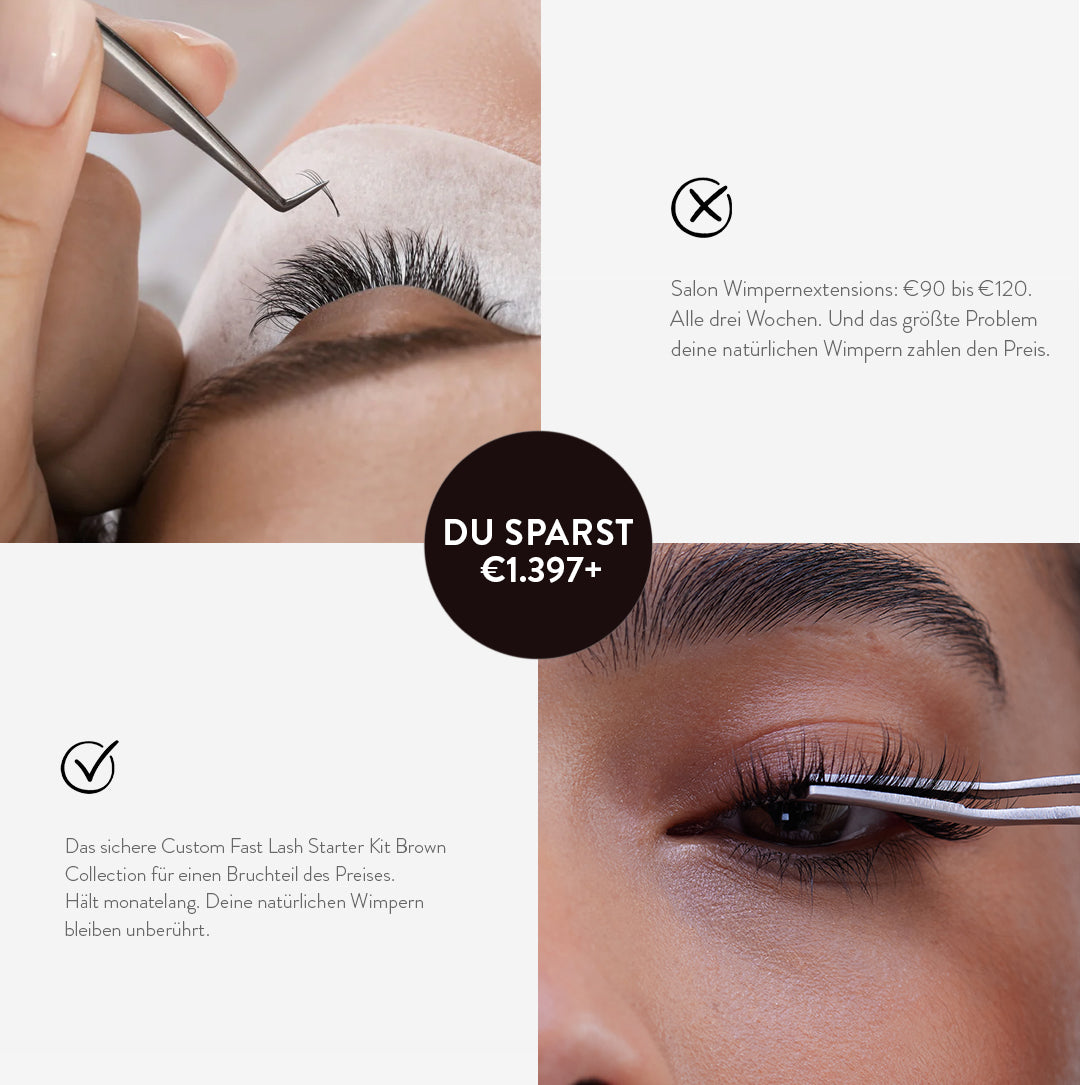 Fast Lash Starter Kit - Brown Collection