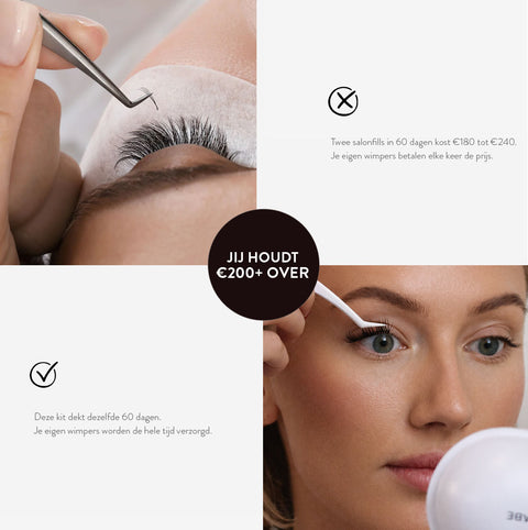 Lash Vitamins - Pre-Glued Cluster Caffeine Pep Starter Kit