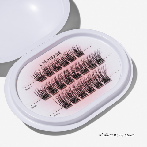 Lash Vitamins - Pre-Glued Cluster Lash Caffeine Pep Effect Starter Kit