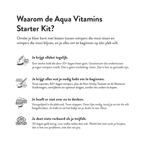 Aqua Lash Vitamins Starter Kit