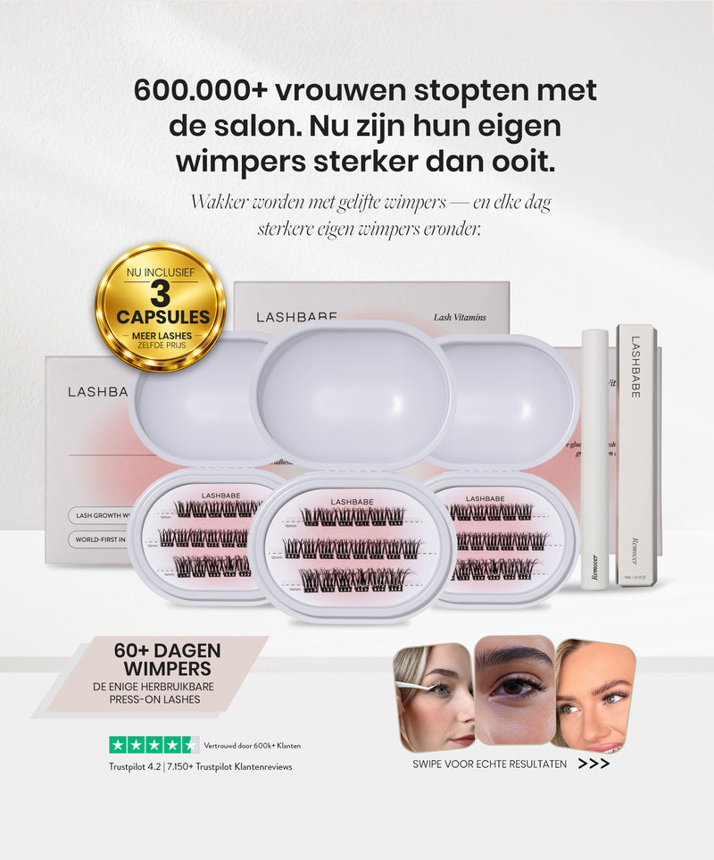 Lash Vitamins - Pre-Glued Cluster Caffeine Pep Starter Kit