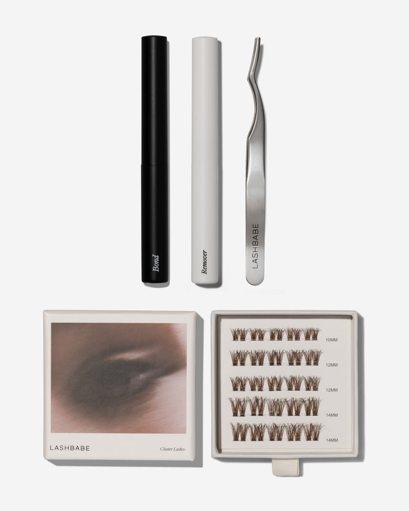 Fast Lash Cluster Starter kit (Brown Collection)