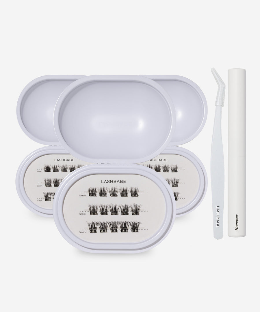 Lash Vitamins - Pre-Glued Lash Cluster Starter Kit